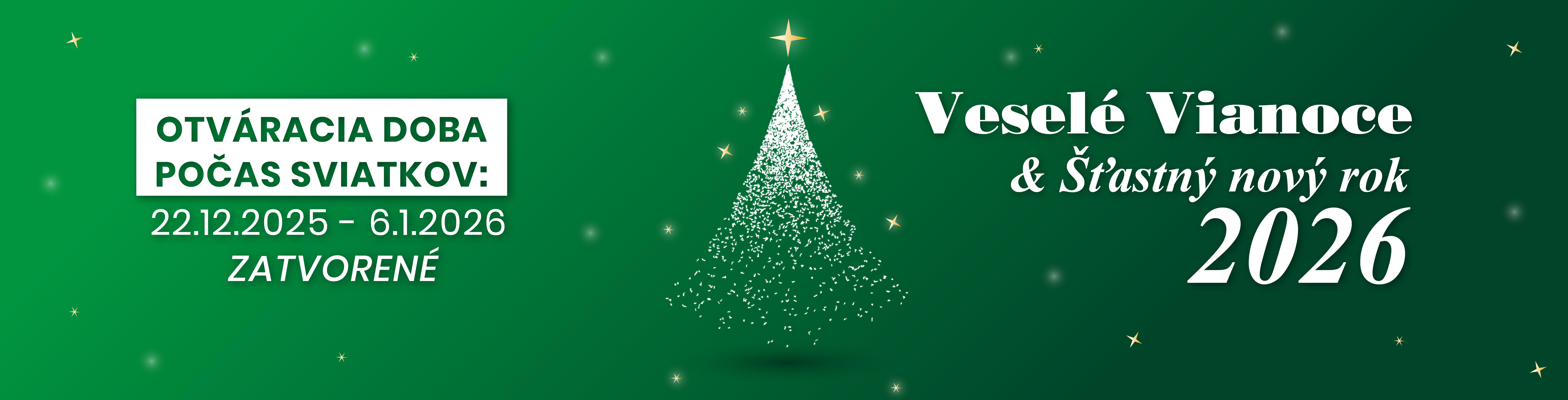Vianoce 2025 banner